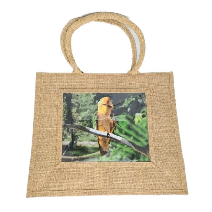 Natural Jute Bag Caique Design